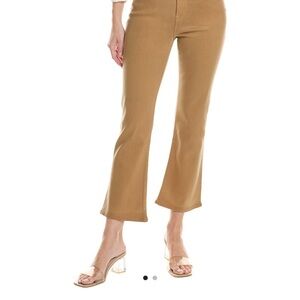 NWOT Frame Denim Tan “Le Crop Mini Boot”  Pants